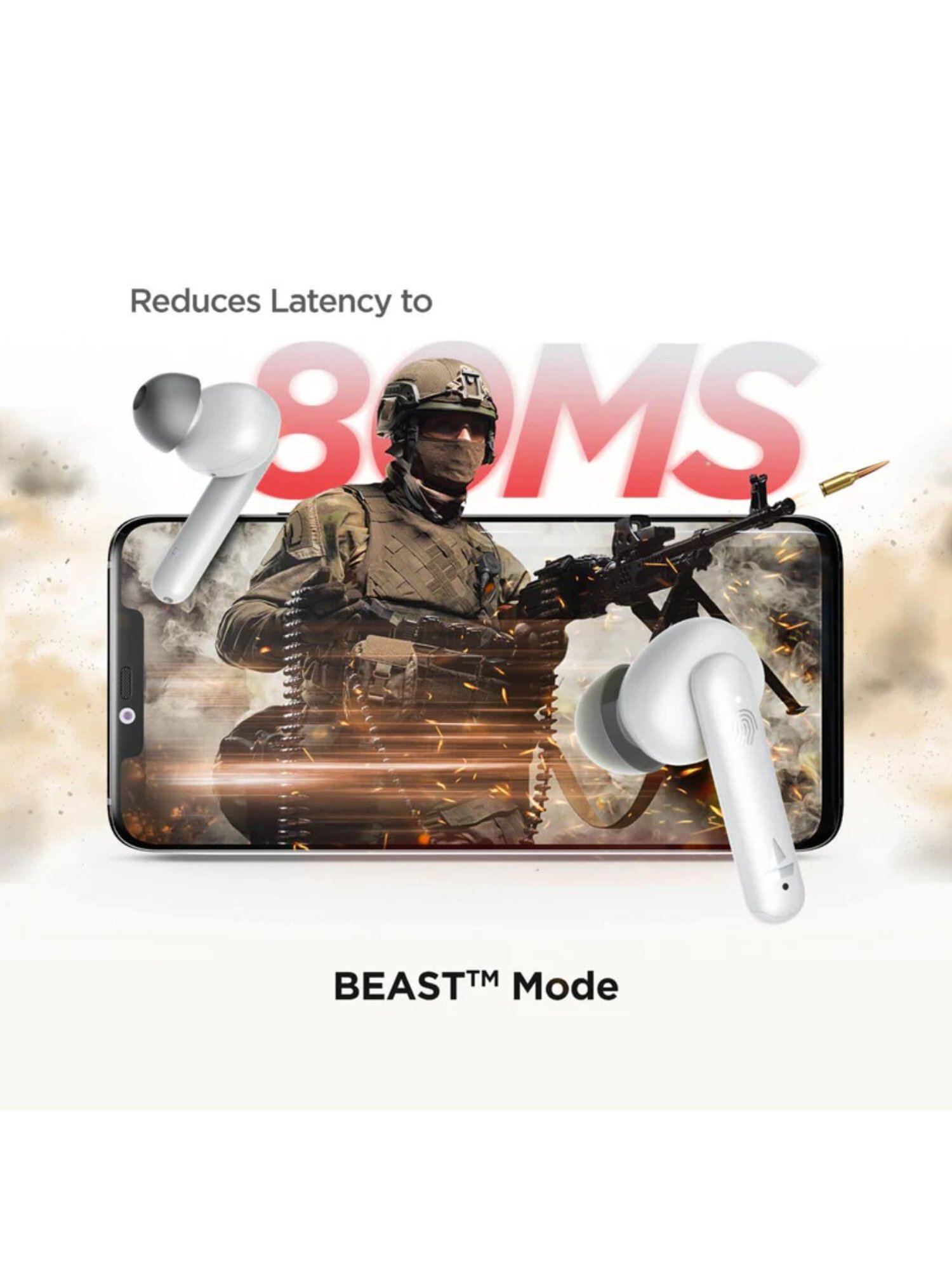 Boat Airdopes 148 Wireless Earbuds Upto 42 hours Playback (White)