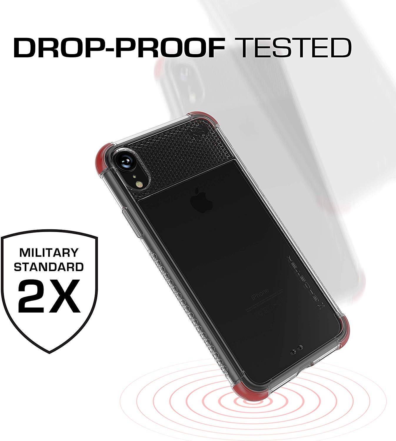 Moshi Vitros Clear Case for iPhone 11 - For Apple iPhone 11 Smartphone - Clear, Raven Black - High Gloss