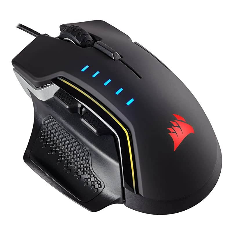 Glaive RGB Gaming Mouse Comfortable amp Ergonomic Interchangeable Grips 16000 DPI Optical Sensor Aluminum