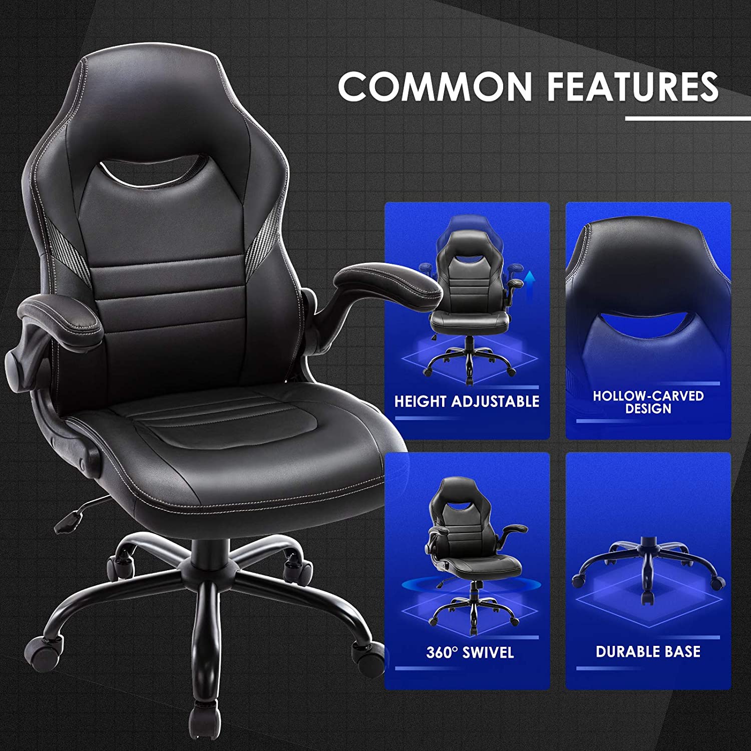 STARSPACE Cost-effective Gaming Chair Durable And Comfortable Ergonomic Adjustable Racing Game Desk Chair