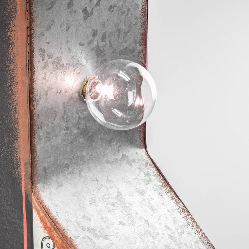 Farmer's Market Vintage LED Marquee Sign Black - Crystal Art Gallery