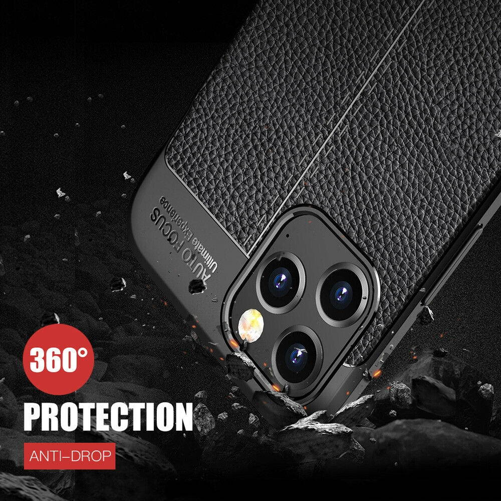 Luxury Leather Rubber Slim Soft Case Cover For iPhone 12 Pro Max 12 Pro 12 Mini