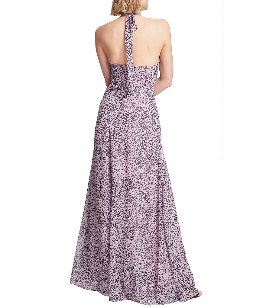 White Boho Stripes & Floral Print Floor Length Tank Dress