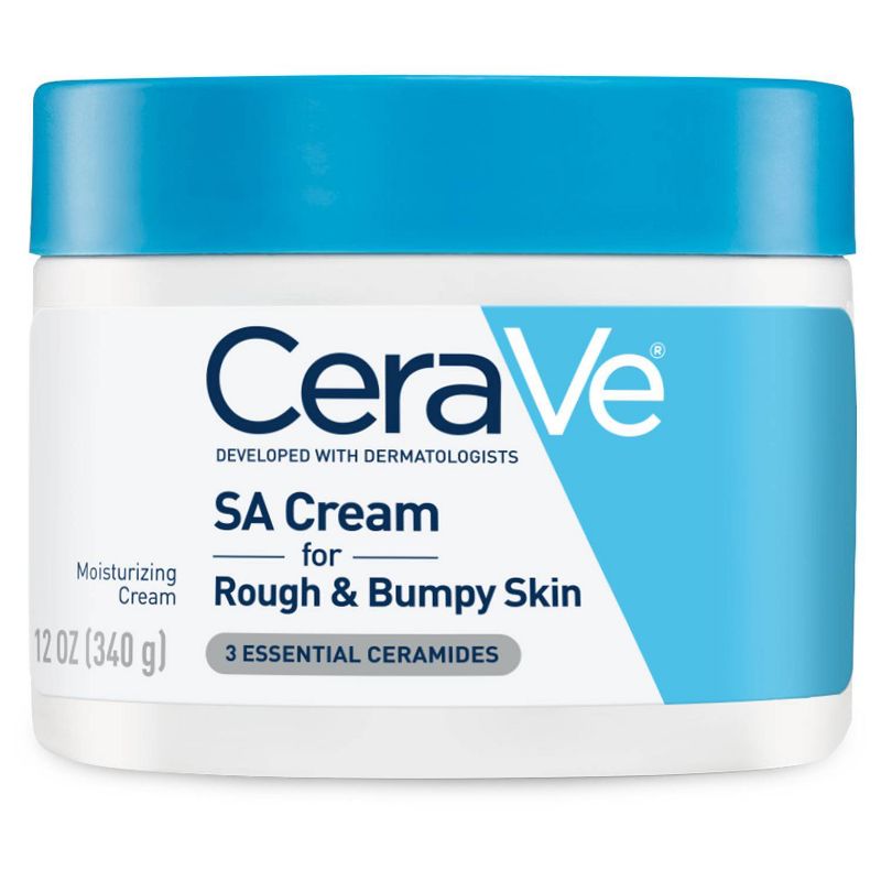 CeraVe SA Cream for Rough and Bumpy Skin, Moisturizer with Salicylic Acid - 12oz