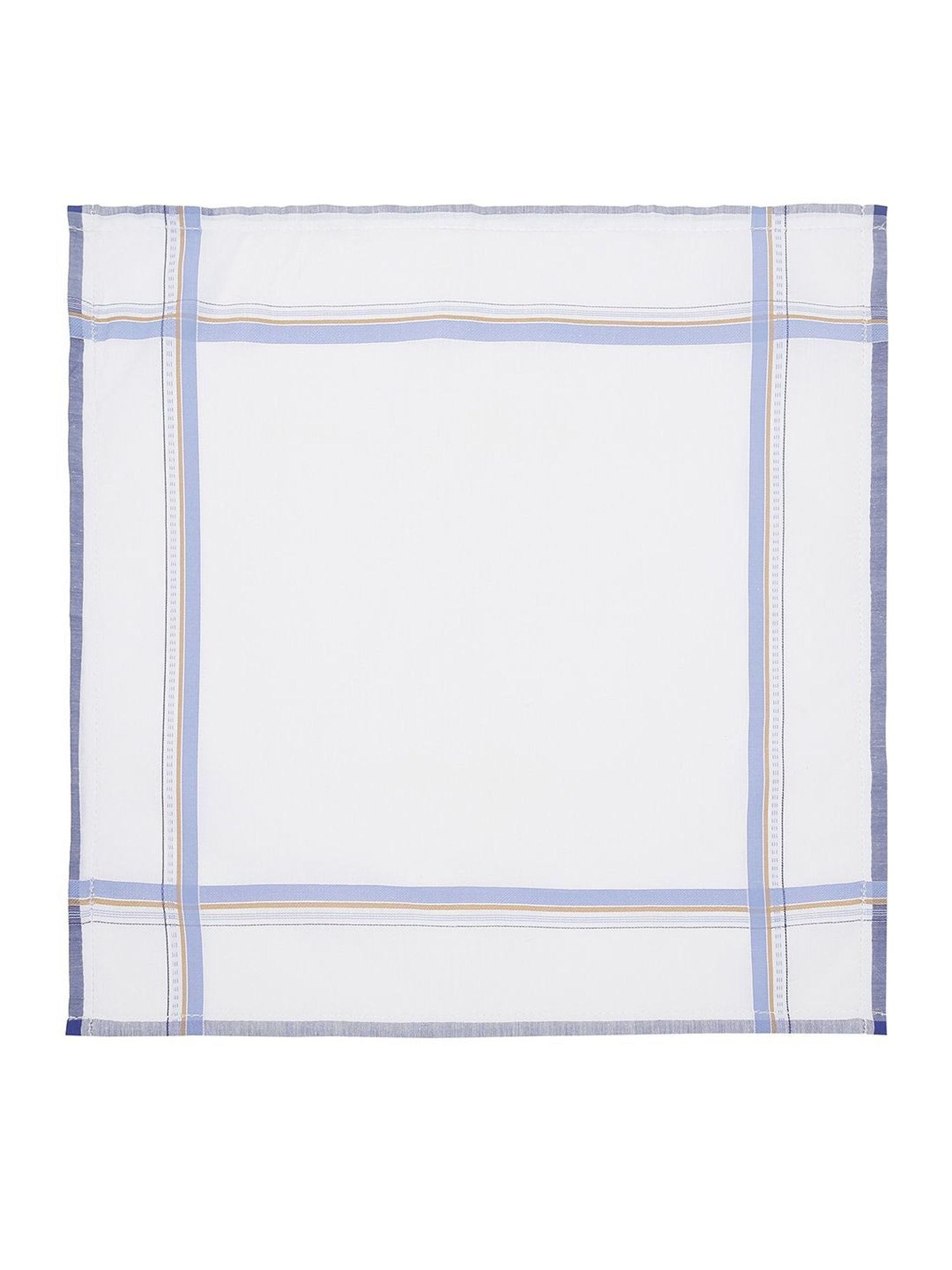 Crusset White Cotton Handkerchief - Pack of 6