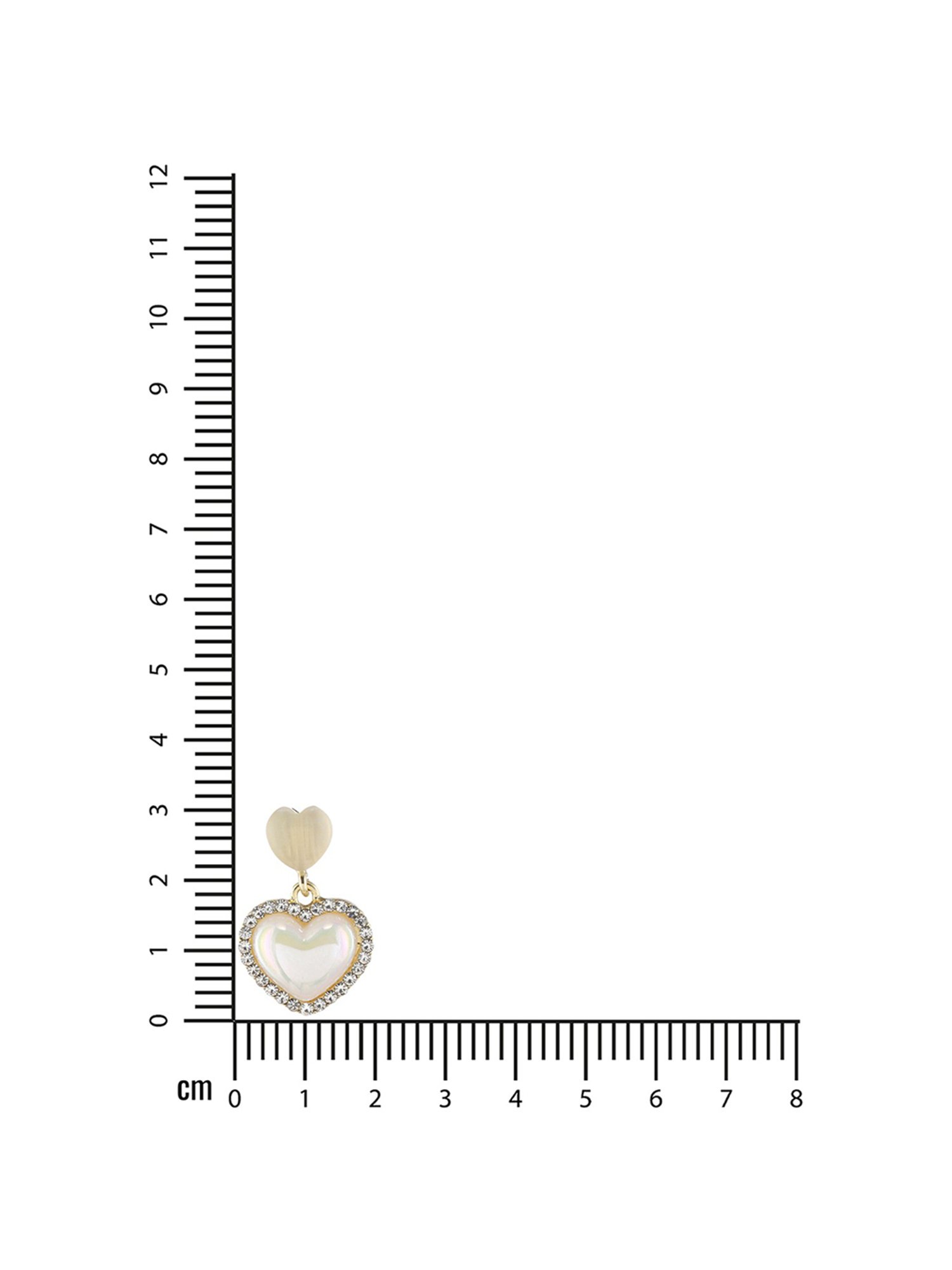 Aatmana Gold-Plated Heart Shaped Drop Earrings