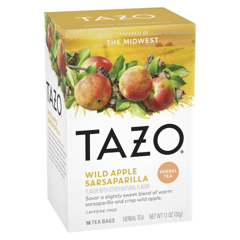 Tazo Foragers Wild Apple Sarsaparilla Tea - 16ct