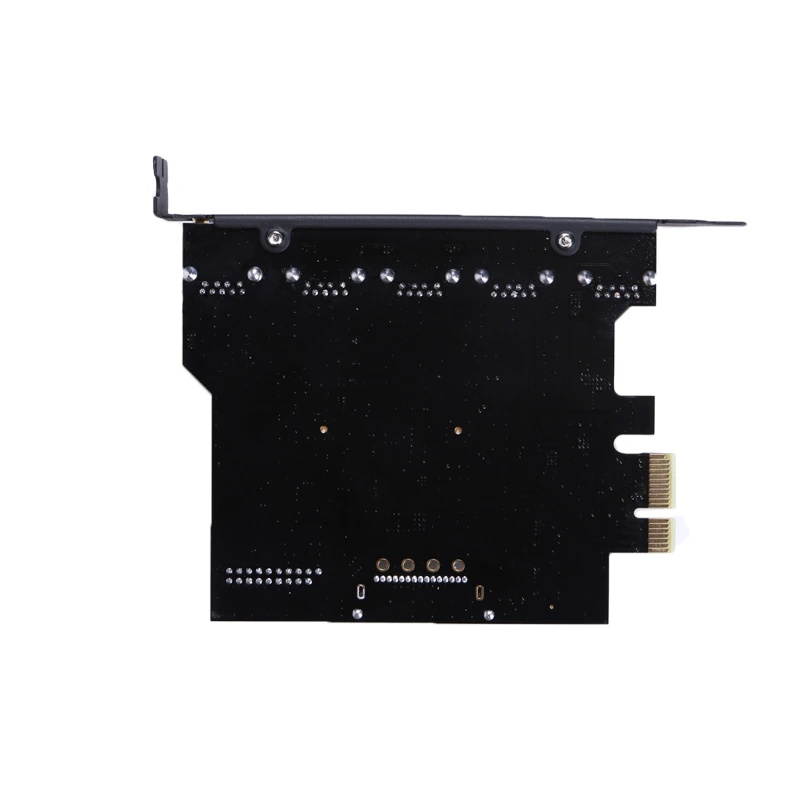 5 Ports PCI-E to USB 3.0 19-Pin PCI Express Expansion Card SATA 15PIN Connector With CD Driver for Laptop desktop Windows