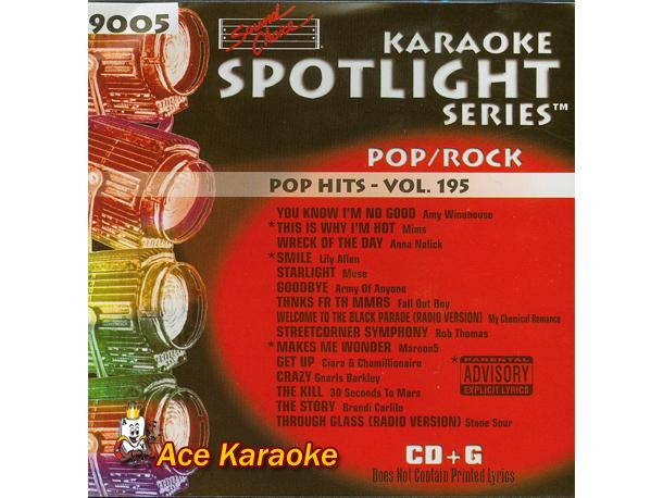 Sound Choice Spotlight CDG SCG9005 - Pop Hits - Vol.195