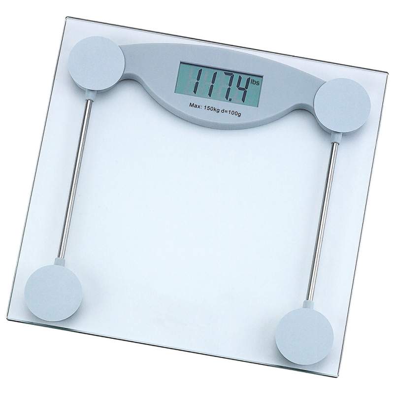 HealthSmart Glass Electronic Bathroom Scale