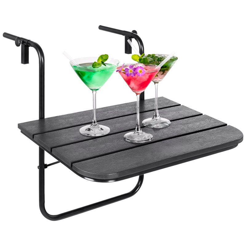 Wood Fiber Clay Patio Accent Table - Olivia & May