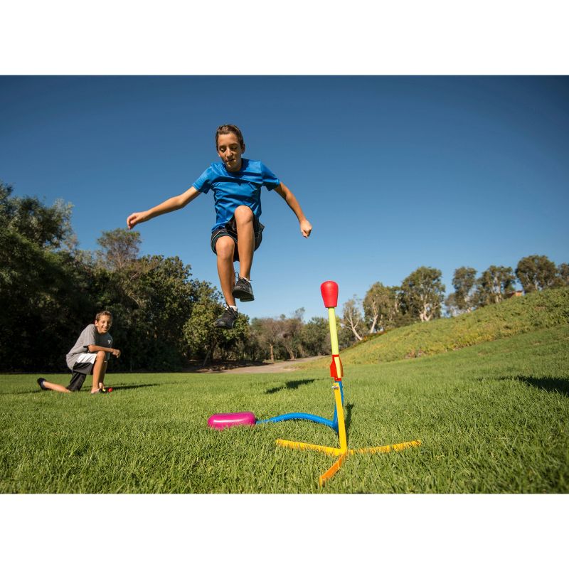 Stomp Rocket Ultra High Flying Foam Tipped Rockets with Launch Pad
