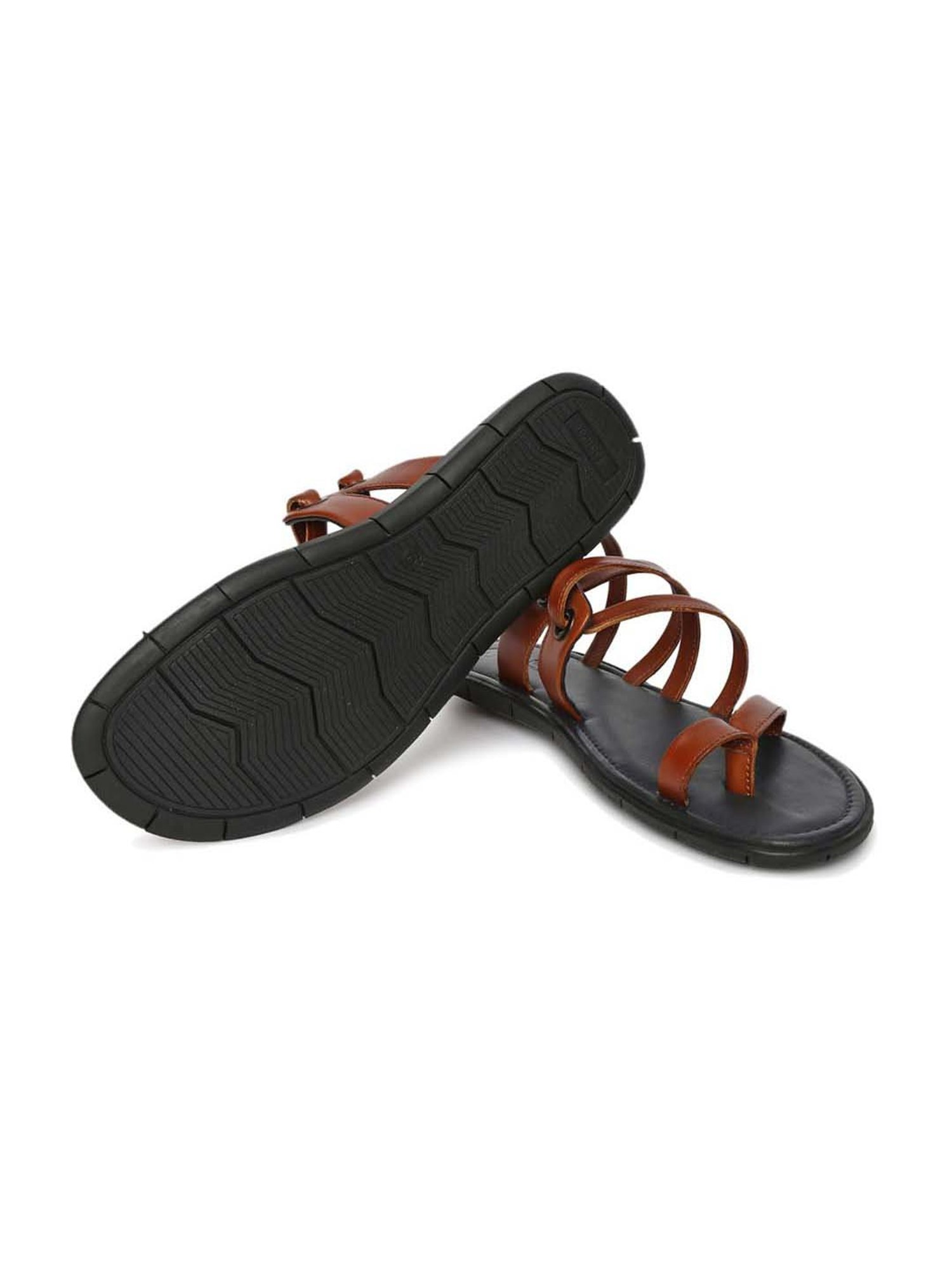 Gabicci Men's Rich Tan Toe Ring Sandals