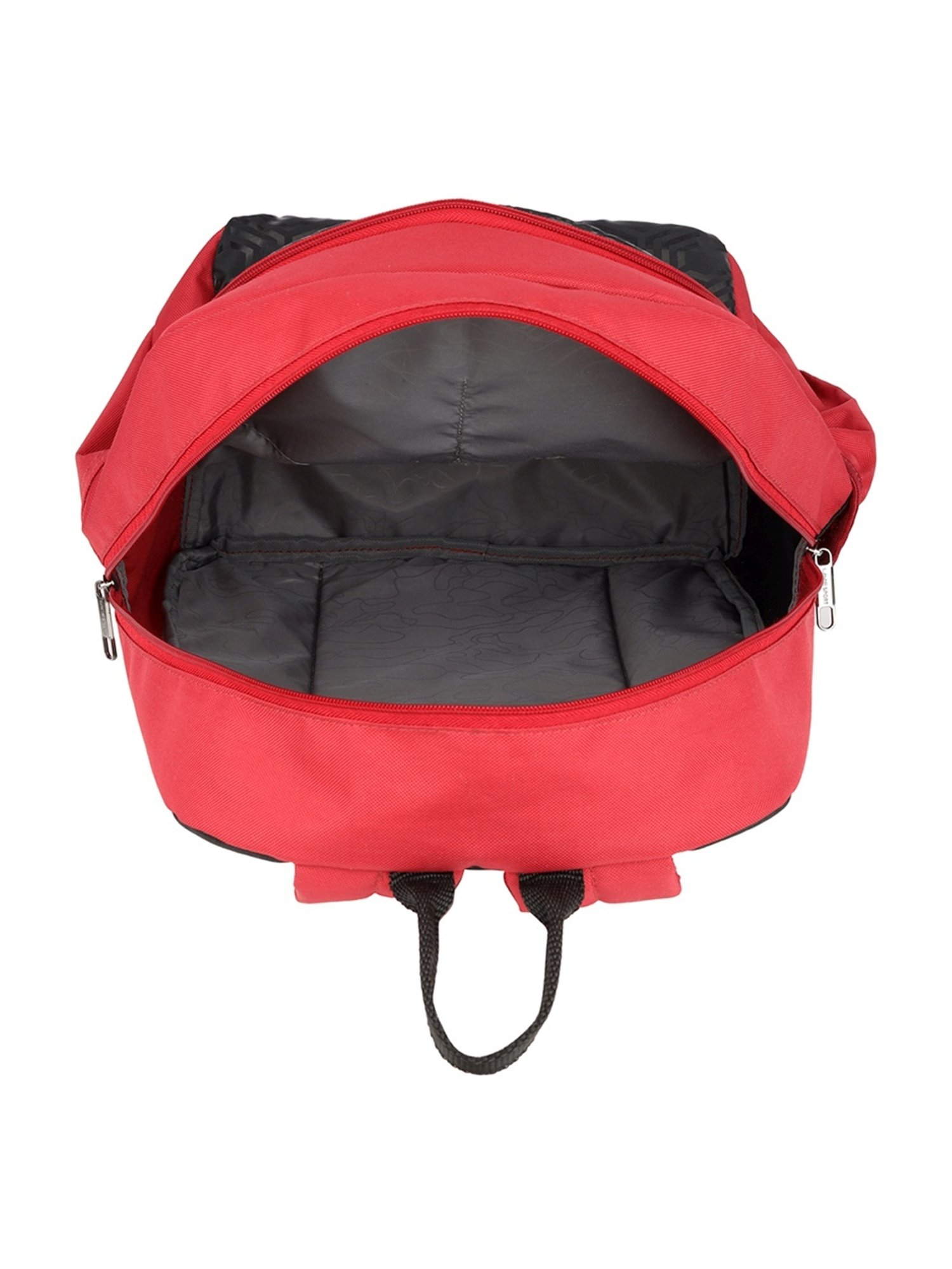 Lavie Sport Hexa Red Polyester Printed Backpack