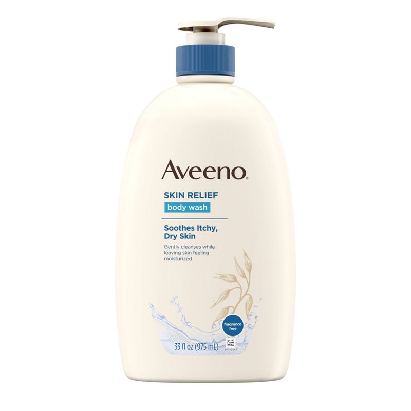 Aveeno Fragrance Free Active Naturals Skin Relief Body Wash - 33 fl oz