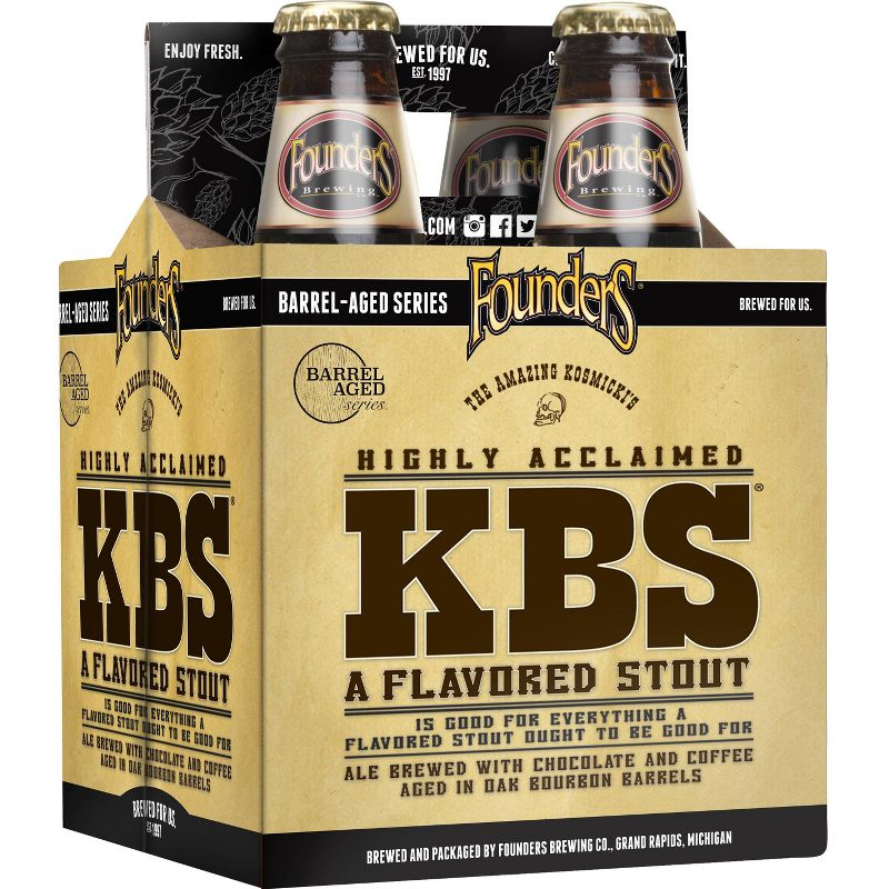 Founders Kentucky Breakfast Stout Beer - 4pk/12 fl oz Bottles