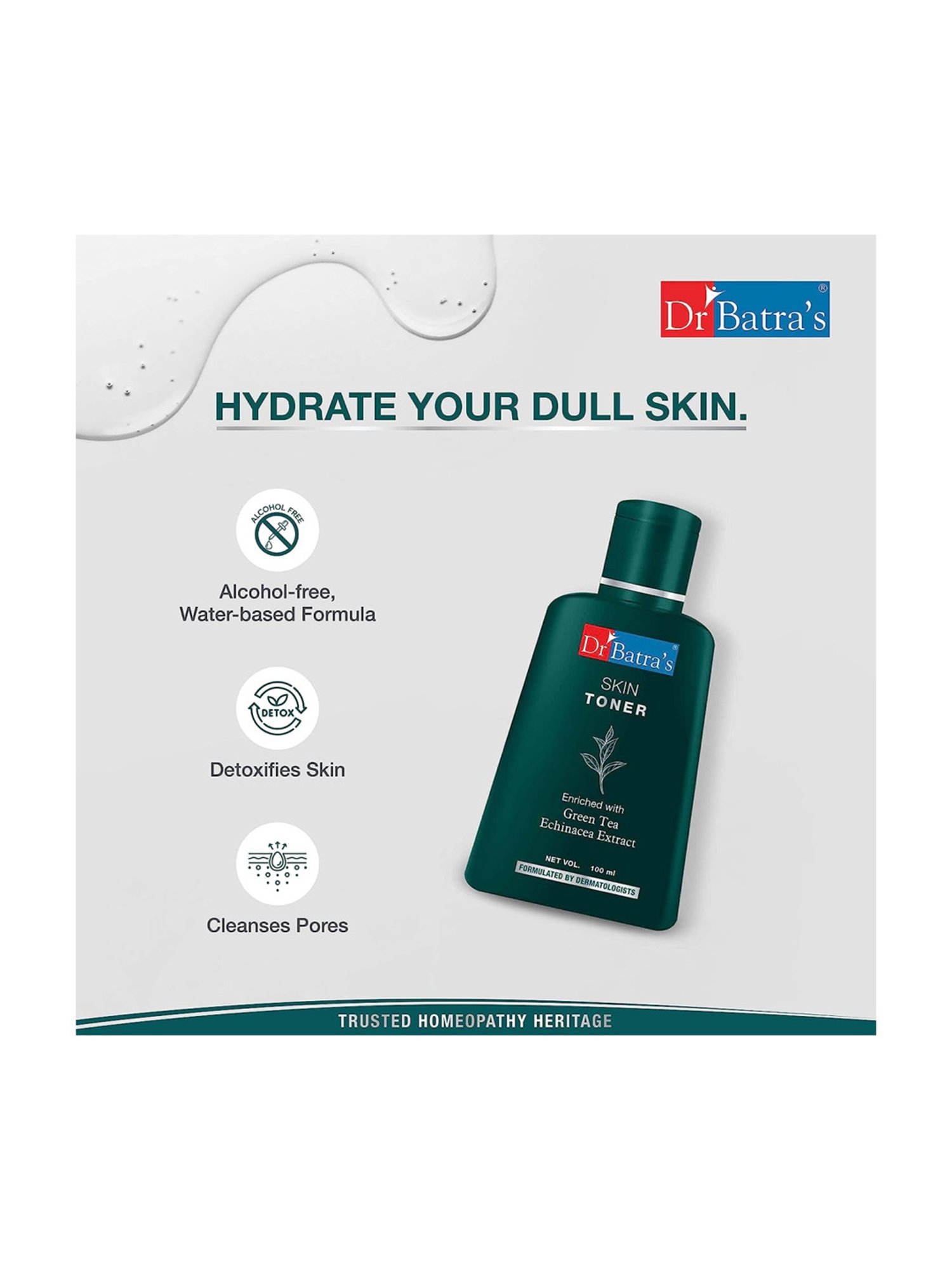 Dr. Batra's Skin Toner, Cleansing Milk & Skin Fairness Serum