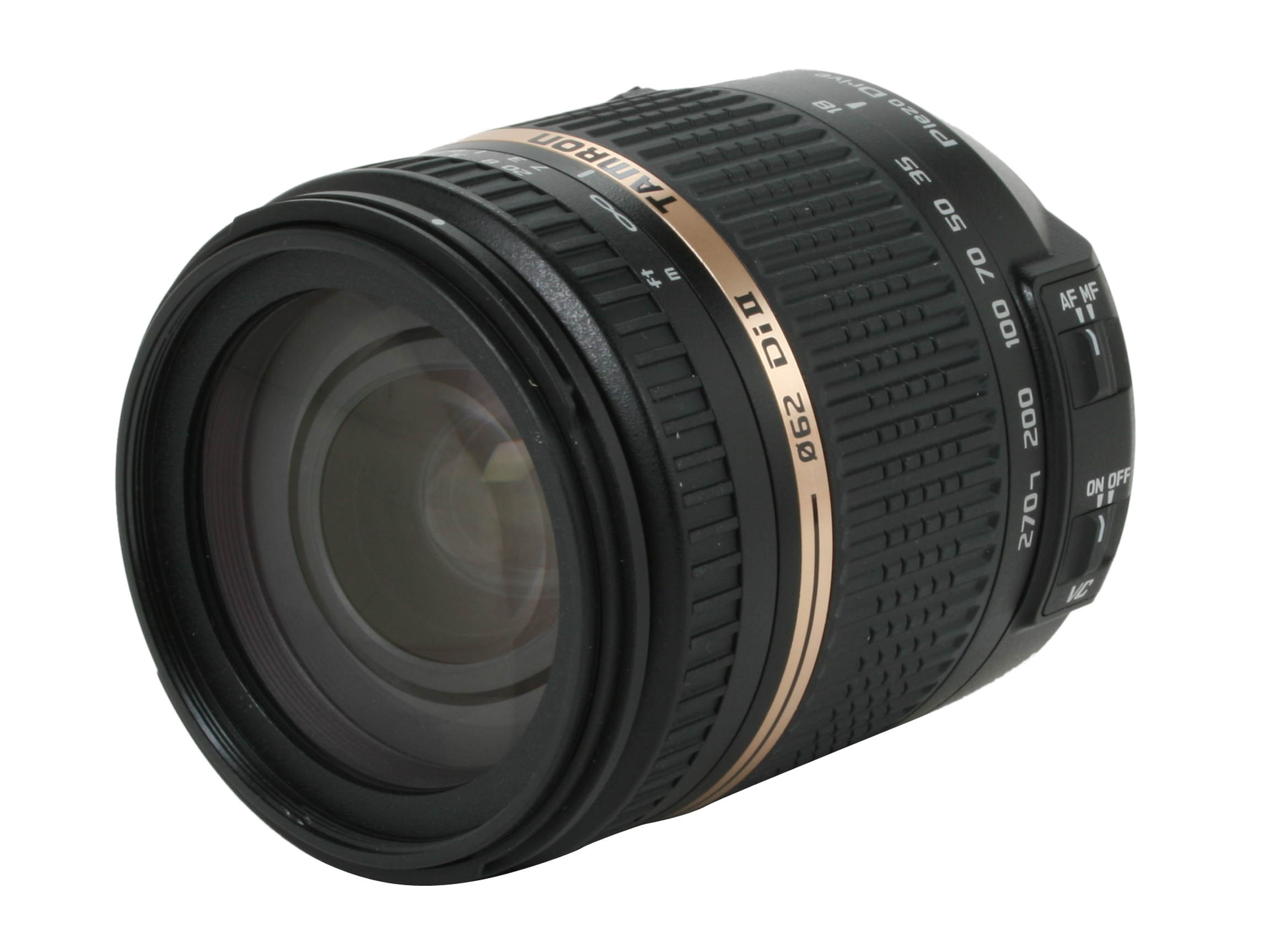 TAMRON AFB008N-700 SLR Lenses 18-270mm / F3.5-6.3 Di II VC PZD Lens For Nikon Black