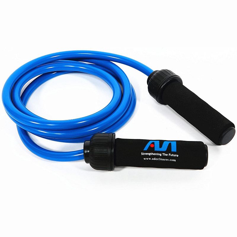 Ader Sporting Goods Heavy Power Jump Rope, Weighted Jump Rope for Slow Movement Training, 9 Feet, 2 Pounds