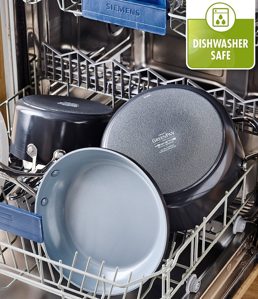 GreenPan Valencia Pro Magneto Ceramic Non-Stick 2-Piece Open Fry Pan Set, 10#double; & 12#double;