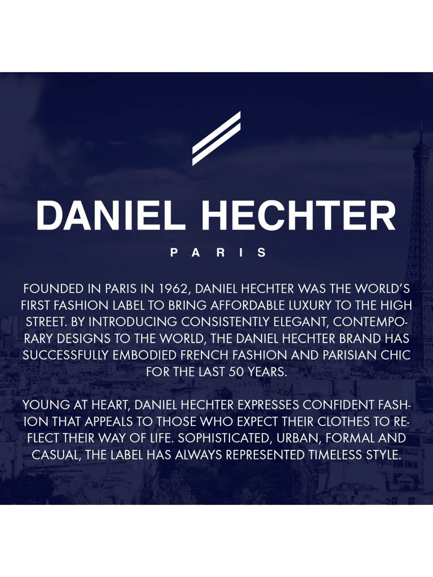 Daniel Hechter Auto Open & Close UV Protection Blue Umbrella