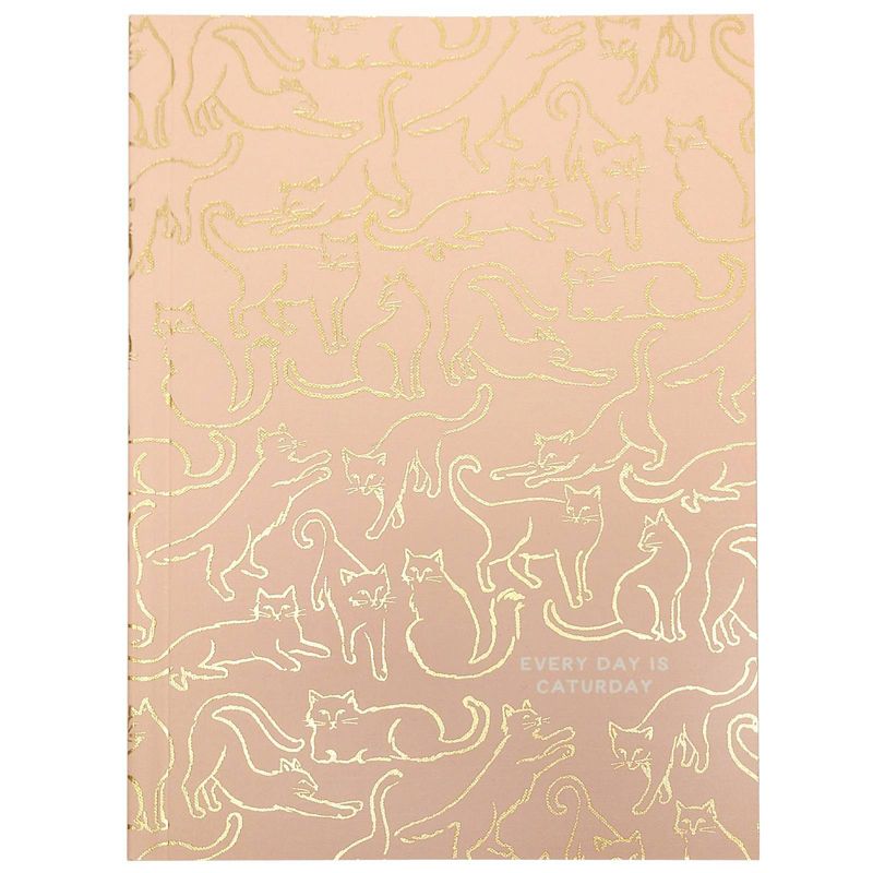 Green Inspired Cat Pet Pun Softcover Journal