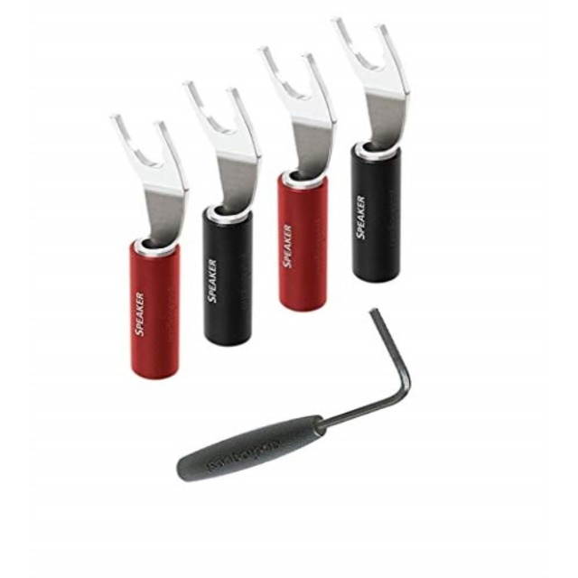 AudioQuest SureGrip 100 Multi-Spade (Silver)