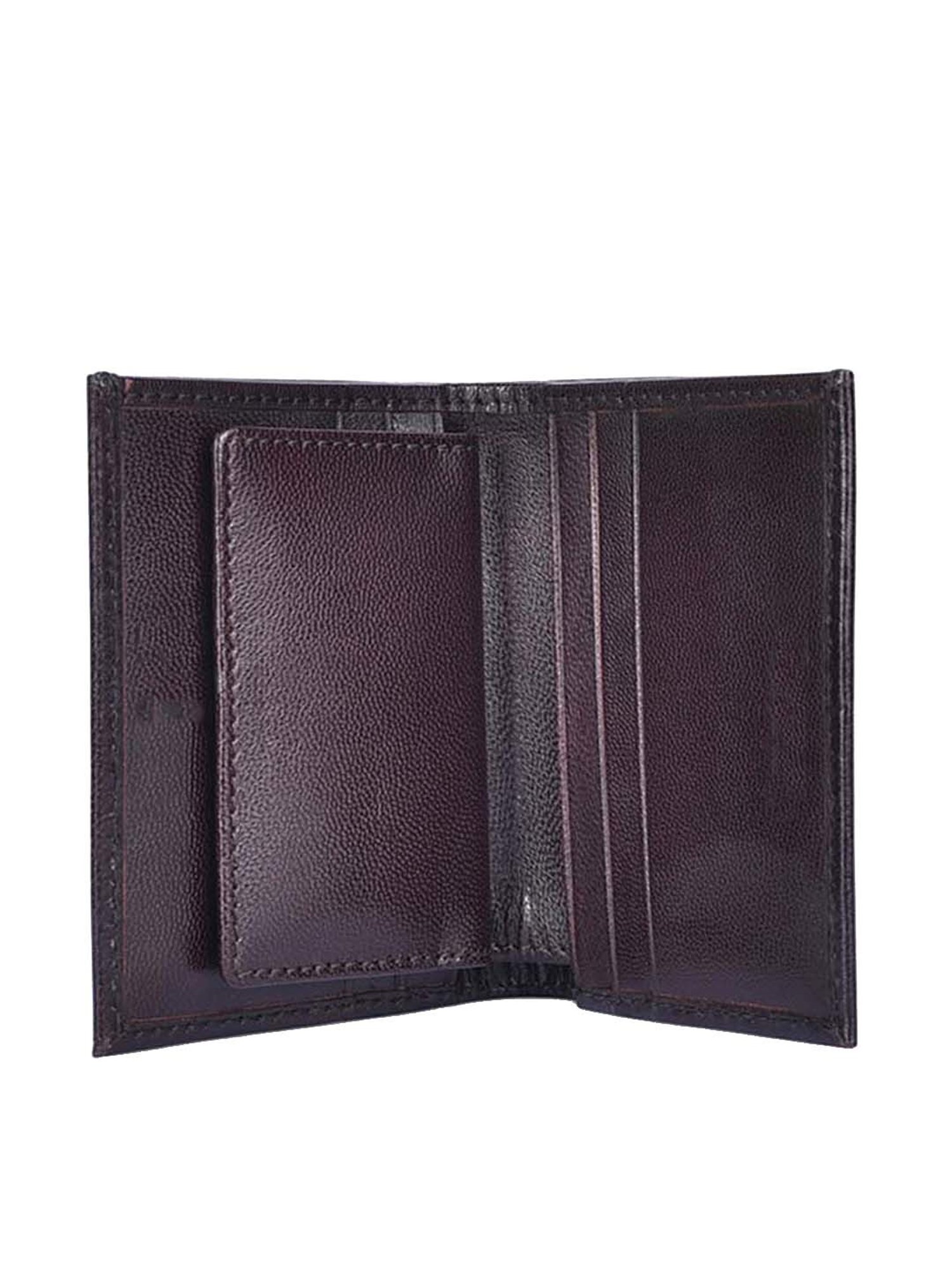 BELWABA Brown Casual Leather Bi-Fold Wallet for Men