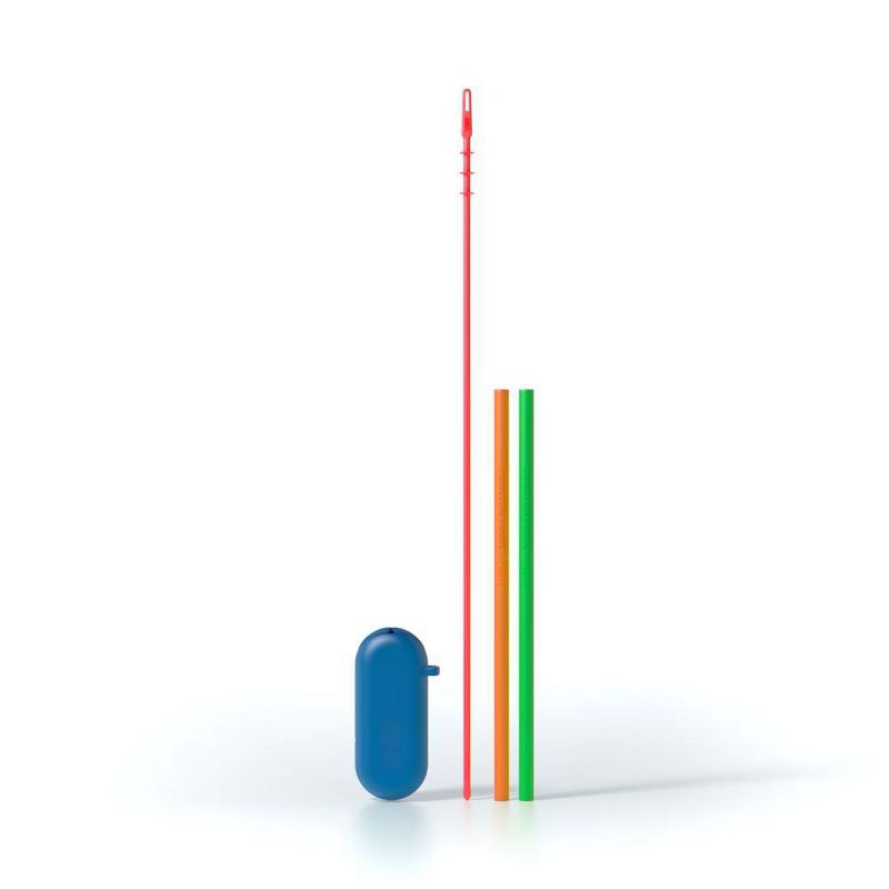 GIR: Get It Right 2pk Standard Silicone Straw Citrus