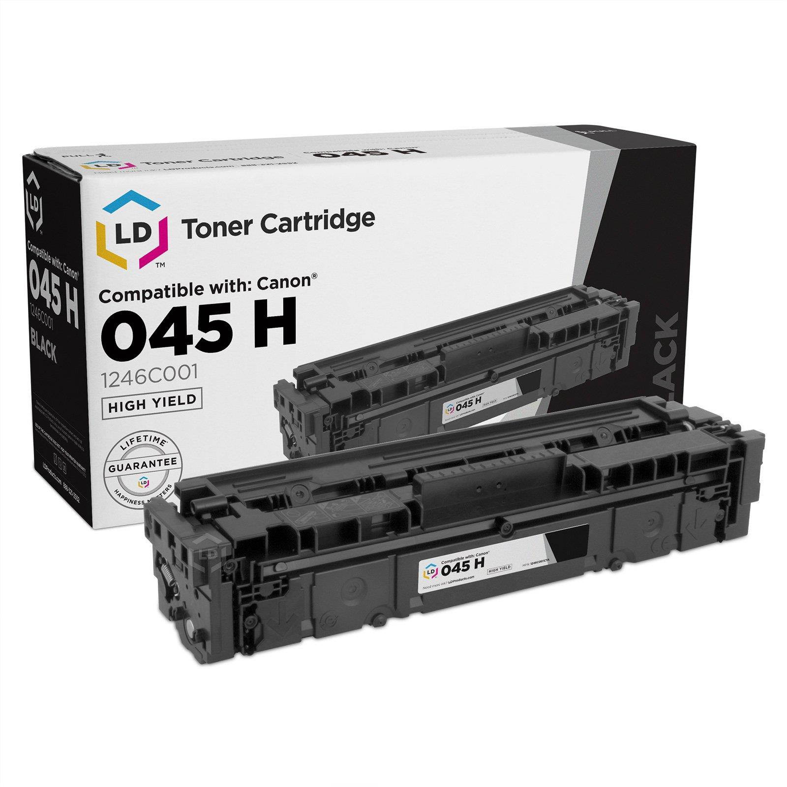 LD Compatible Toner Cartridge Replacement for Canon 045H 1246C001 High Yield (Black, 4-Pack)