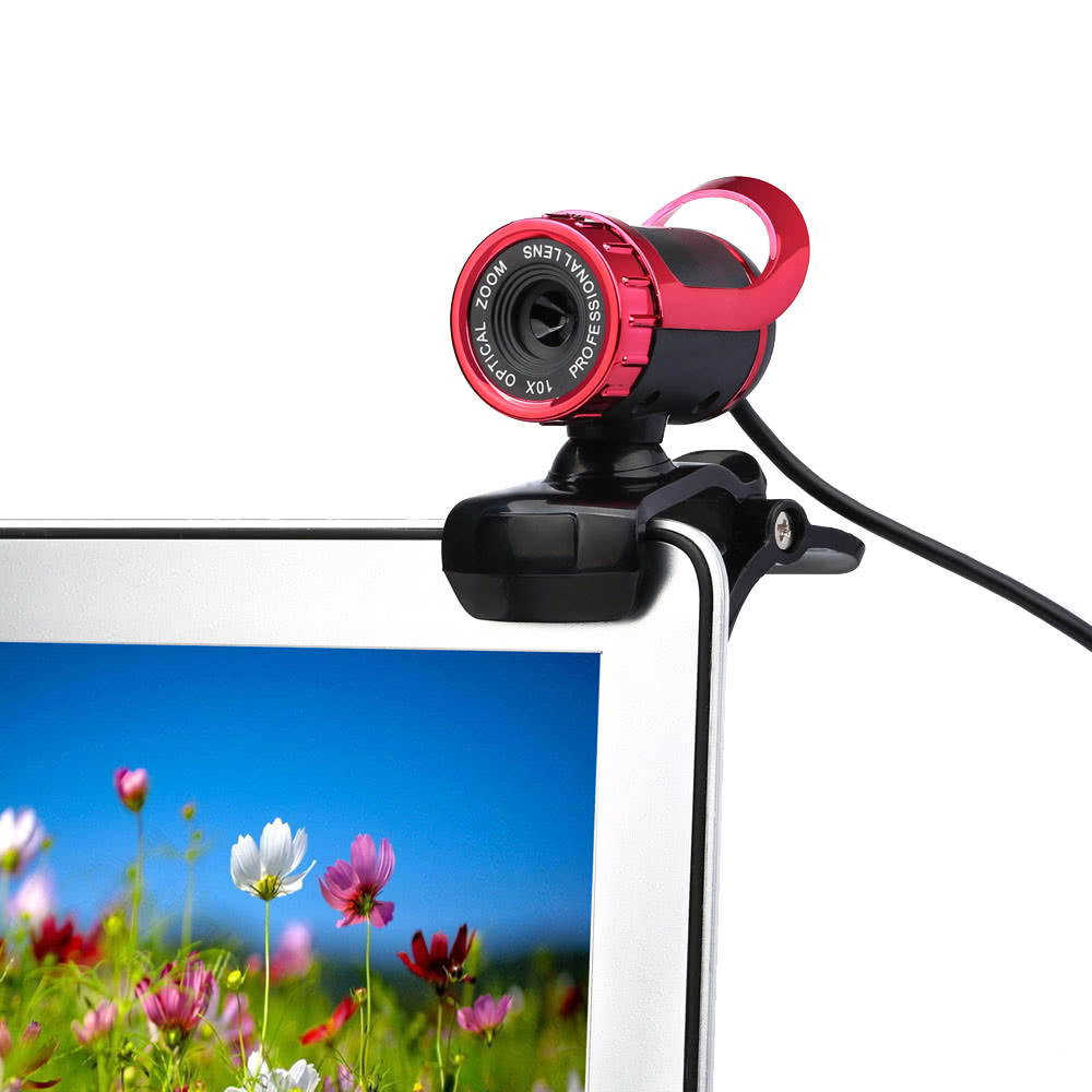 USB 2.0 50 Megapixel HD Camera Web Cam 360 Degree with MIC Clip-on for Desktop Skype Computer PC Laptop