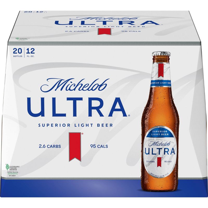 Michelob Ultra Superior Light Beer - 20pk/12 fl oz Bottles