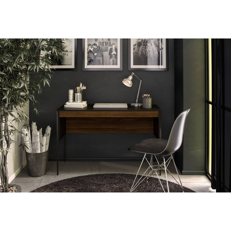 Mallorca Desk Black/Dark Brown - Chique
