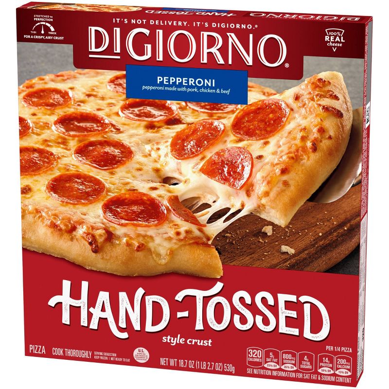 DiGiorno Pepperoni Frozen Pizza with Hand Tossed Style Crust - 18.7oz
