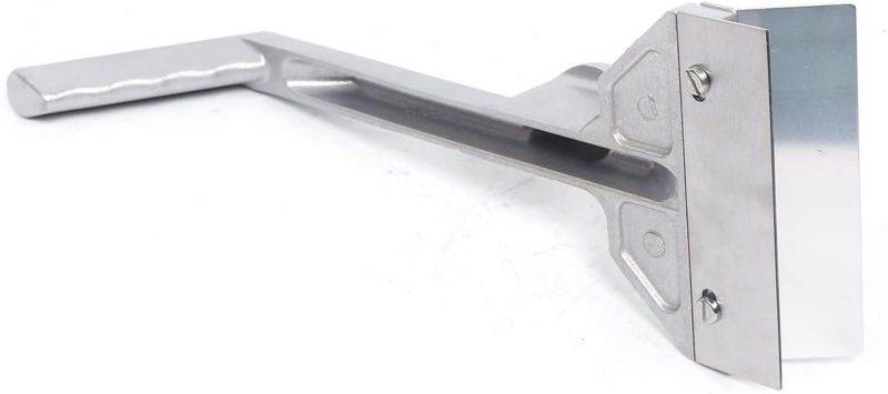 LOYALHEARTDY Frying Table Cleaning Shovel, Stainless Steel Barbecue Scraper, Barbecue Accessory Tool Set, With 4 Replacement Blades