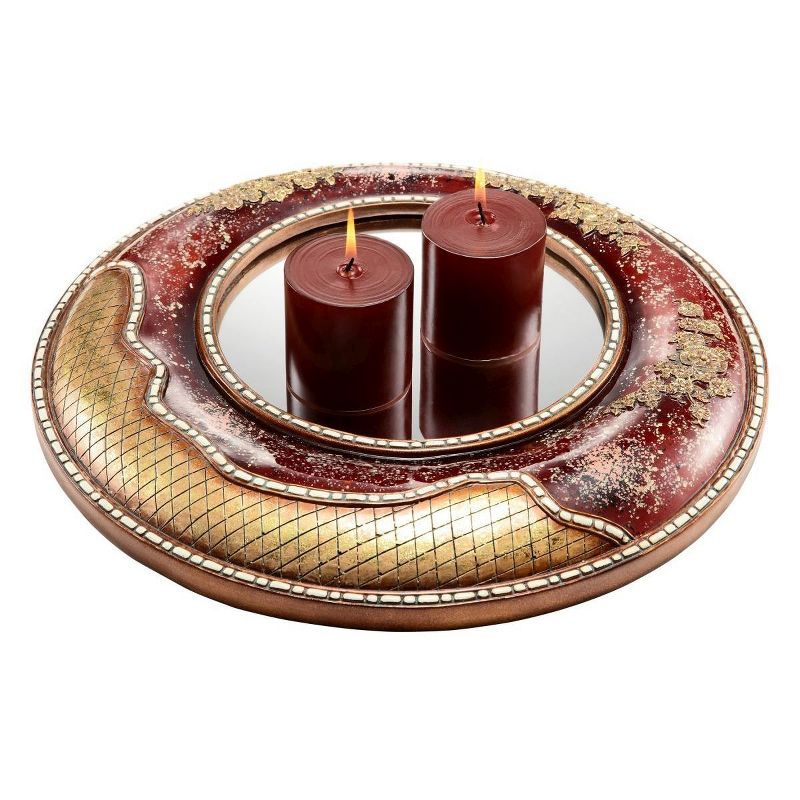 OK Lighting Crystal Stone Mirror