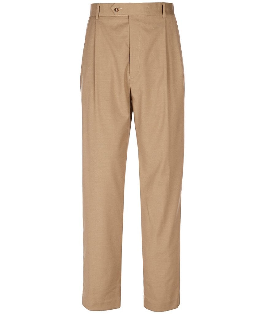Daniel Cremieux Signature Solid Pleated Dress Pants