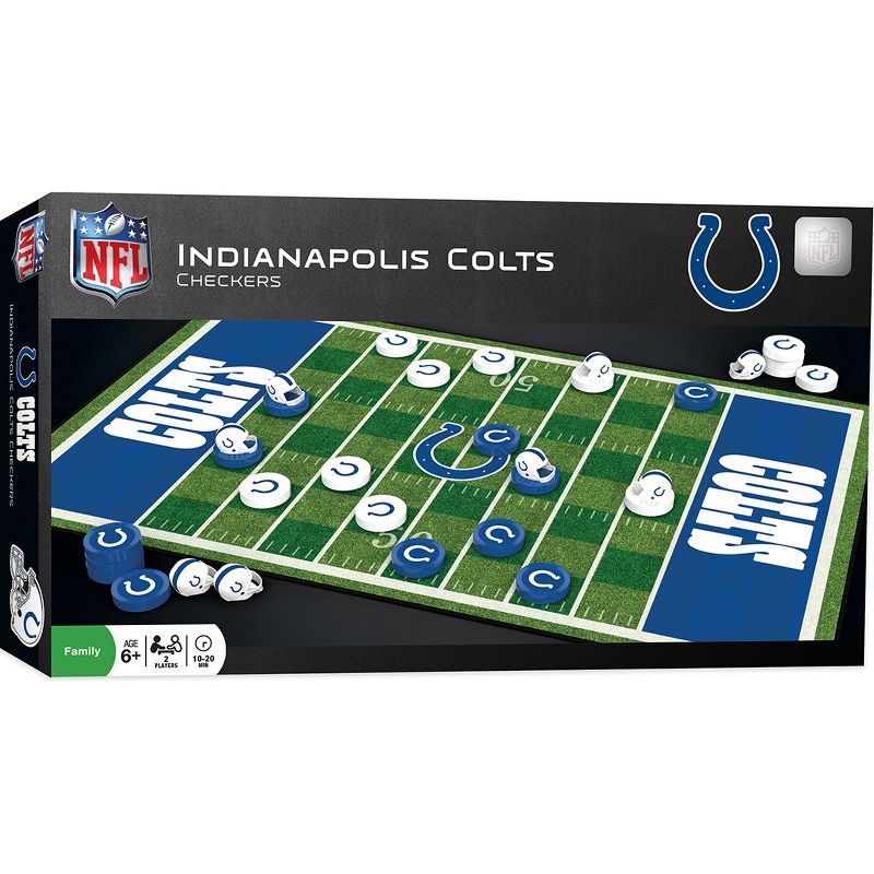 MasterPieces NFL Indianapolis Colts Checkers Board Game