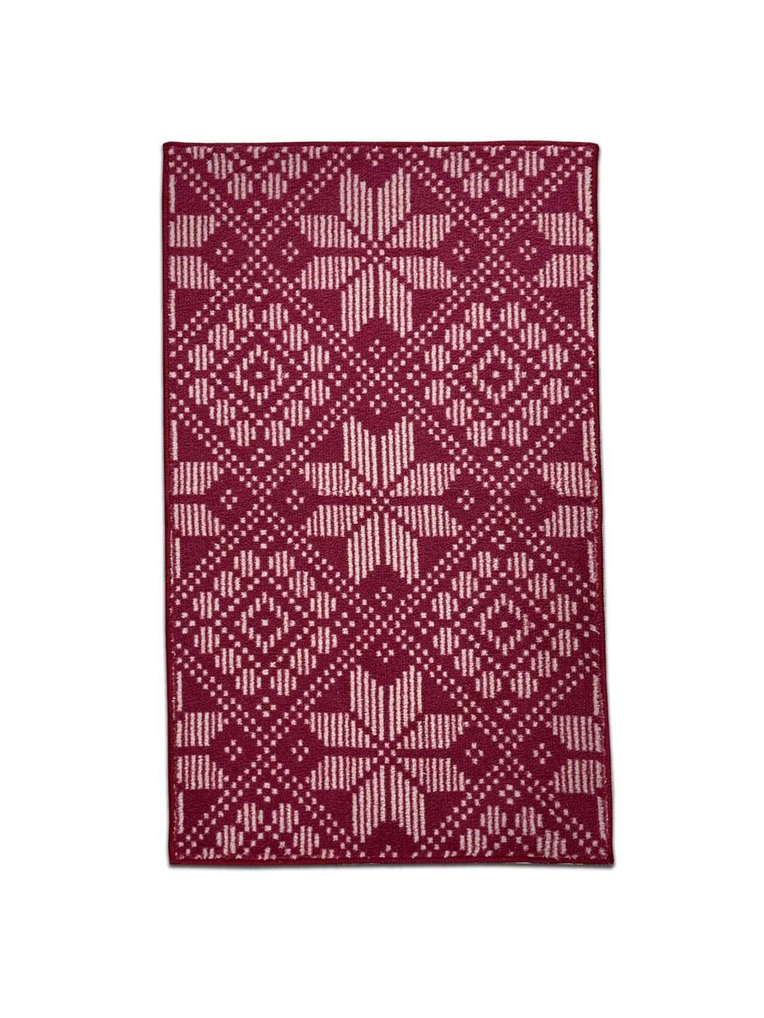 Welspun ETHAN Maroon Polyester 1306 GSM Large Foot Mat