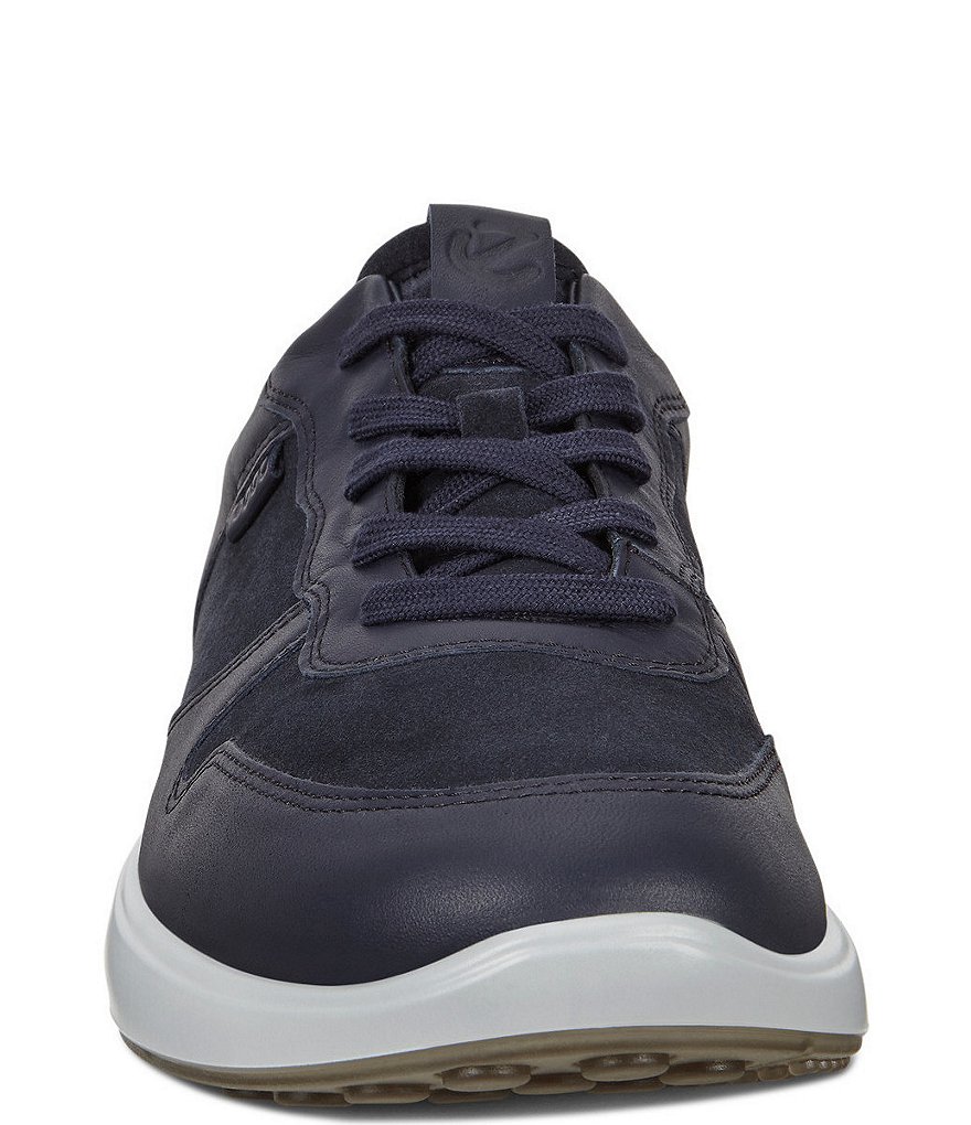 ECCO Men's Soft 7 Runner Suede and Leather Classic Sneakers