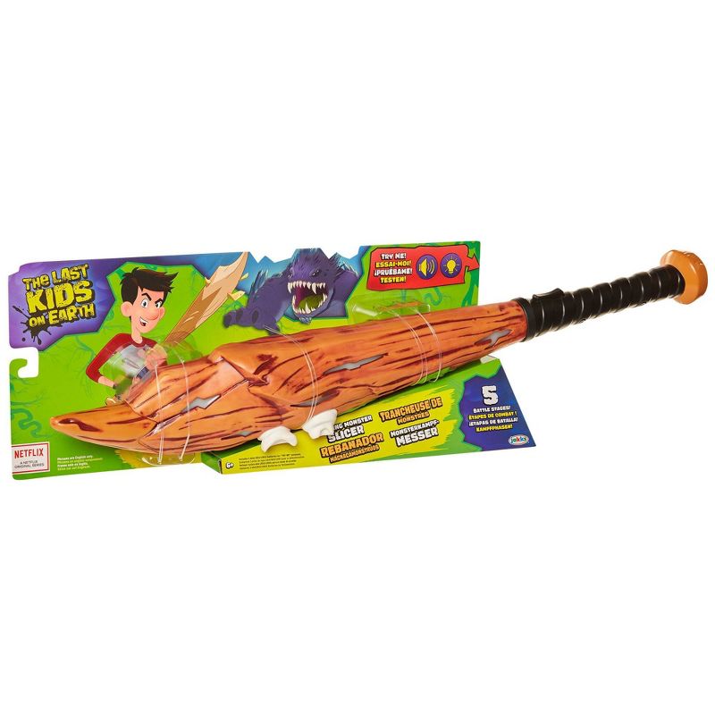 The Last Kids on Earth Slicer Bat, 25" Soft Foam Bat with 5 Battle Stages