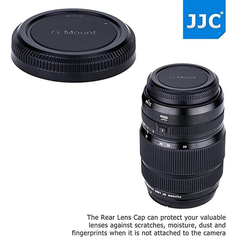 Camera Body Cap Rear Lens Cap Protector for Fujifilm G Mount Camera GFX 50S GFX 50R Fujinon GF Lens GF23mm GF45mm GF63mm GF110mm GF120mm GF250mm GF3264mm Replaces Fuji BCP002 + RLCP002