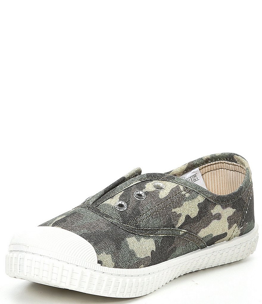 Copper Key Adventure Wear Kids' Budeee-A Washable Eyelet Camo Print Sneakers (Youth)