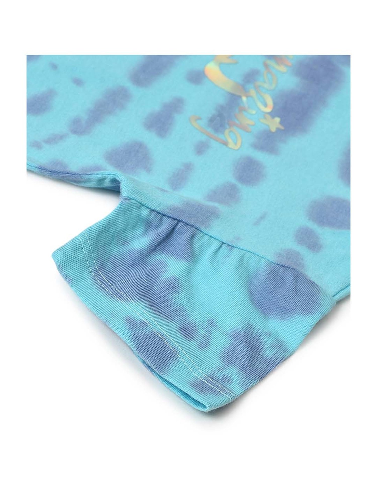 MiArcus Kids Purple & Blue Printed Top