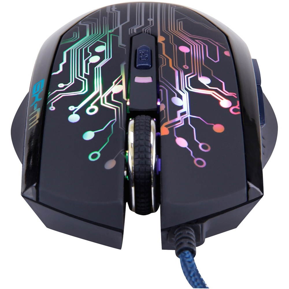 ENHANCE GX-M1 Gaming Mouse with 3500 dpi, Optical Sensor and Color-Changing LED Lights