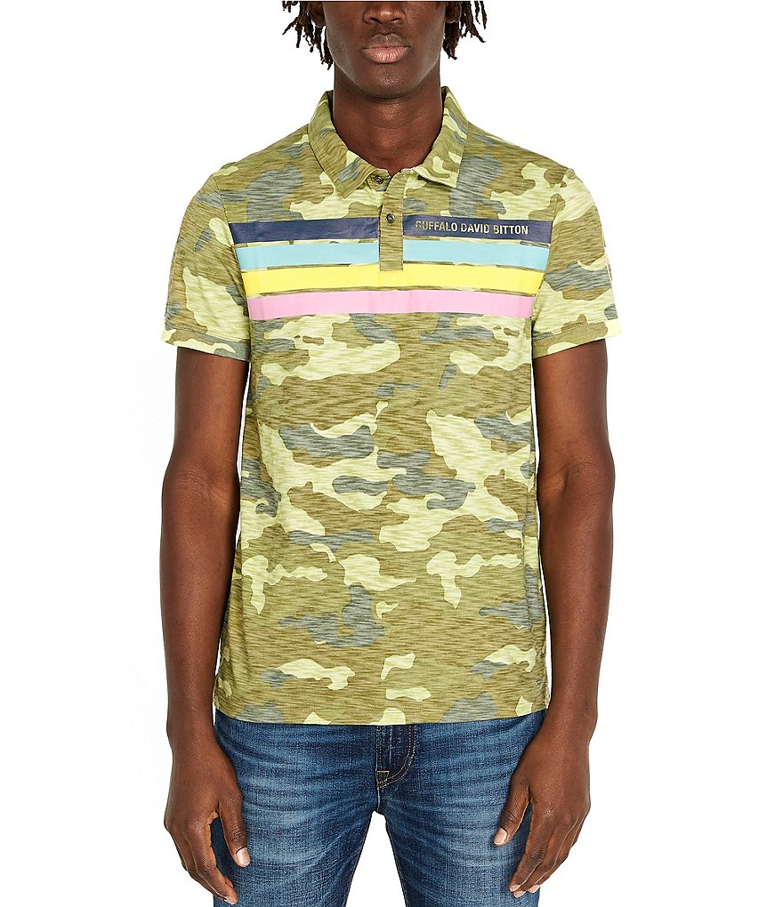 Buffalo David Bitton Kamop Knit Polo Shirt