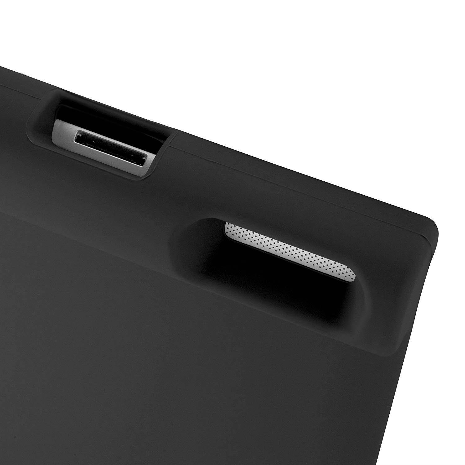 iPad 3 Case, BoxWave [Kid Grip Case] Shock Proof Kid Cover with Extra Large Bumpers for Apple iPad 3, 4, 2 - Jet Black