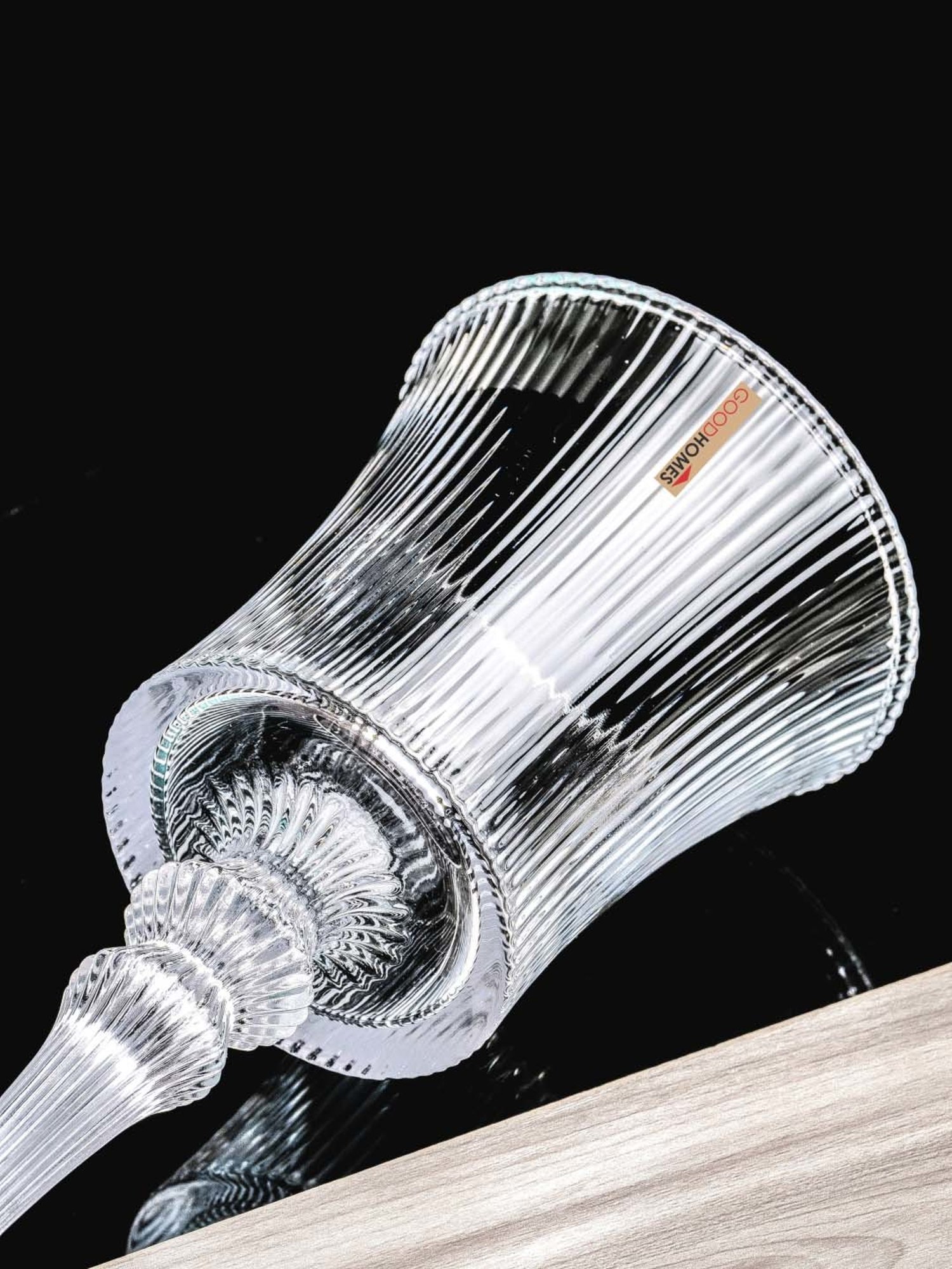 Goodhomes Transparent Stem Glass (0.28 L) - Set of 6