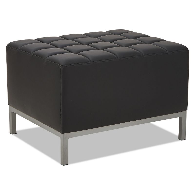 Alera QUB Series Ottoman, 26 3/8 x 21 1/2 x 17 1/2, Black QB8216