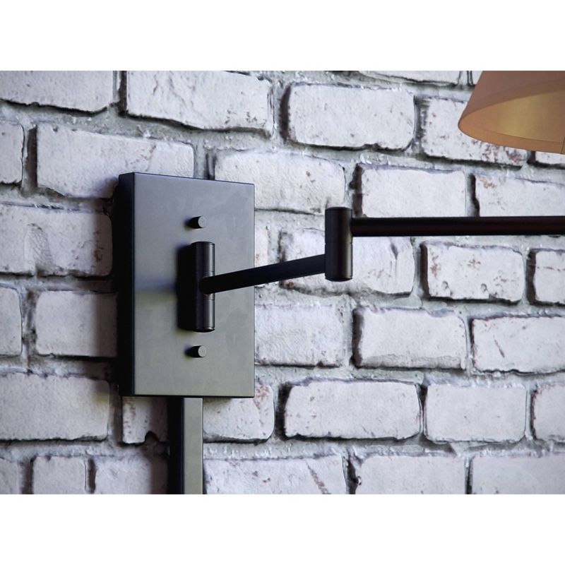 3-way Simplicity Swing Arm Lamp Matte Black - 3R Studios